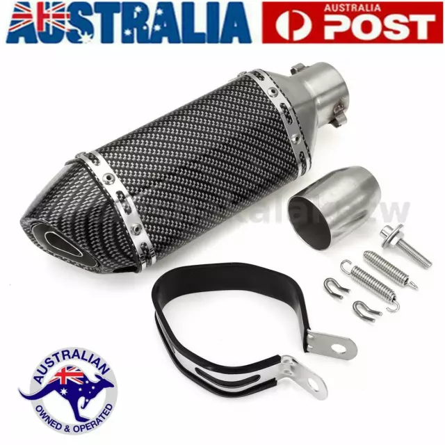 Universal Motorcycle Exhaust Muffler Pipe Removable DB Killer Slip on 38-51mm AU