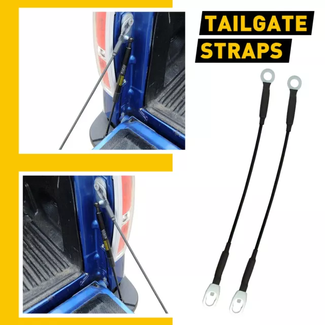 Tailgate Tail Gate Cables Set Pair for 1998-2004 Nissan Frontier Brand USA