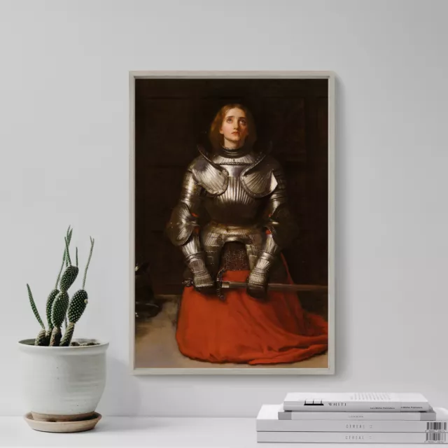 John Everett Millais - Joan of Arc (1865) - Painting Photo Poster Art Print Gift