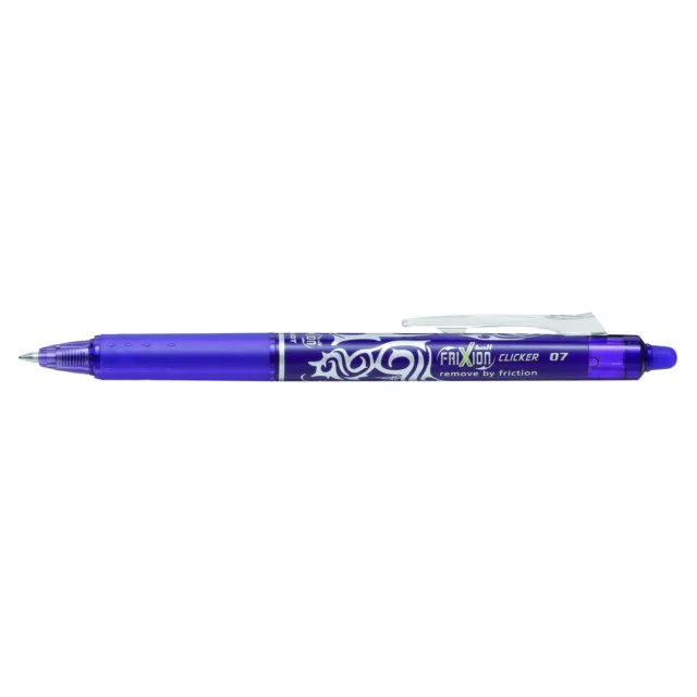 Pilot Frixion Effrayable R�tractable Clicker Rollerball Pen 0,7Mm Astuce Violet