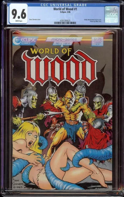 World of Wood # 1 CGC 9.6 White (Eclipse, 1986) Classic Dave Stevens cover
