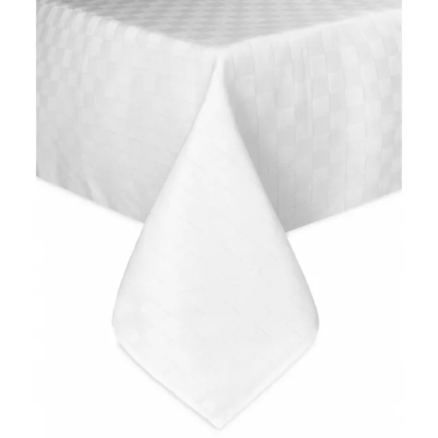 NAPPE SERVICE FLANDRE BLANCHE pur coton AVEC SERVIETTES