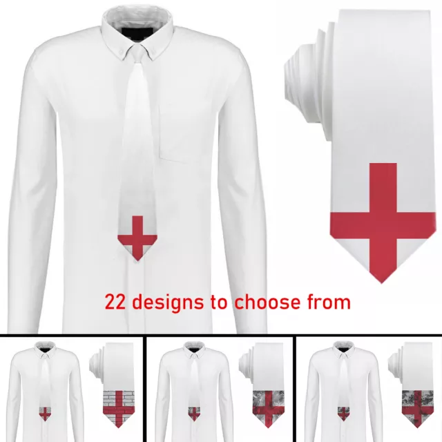 England St design Mens Neck Tie Silk Polyester 22 Designs