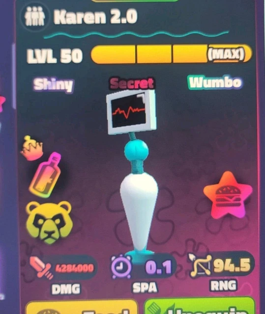 All mythic & secret unit | SBTD | SpongeBob Tower Defense | Roblox | Cheape Fast | UK