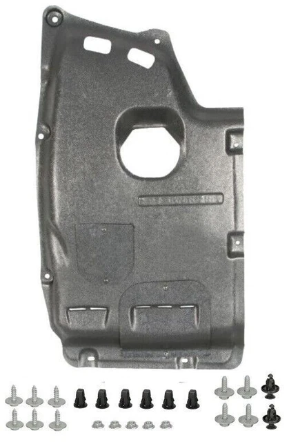 Cache-protection Sous Moteur Pour Fiat Tipo 04.16 - Plaque Couvercle + Clips, Noir, Référence OE