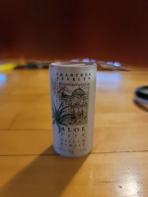 Polvo de talco de aloe vera vintage CRABTREE & EVELYN NUEVO descuento RARO 0,75 oz