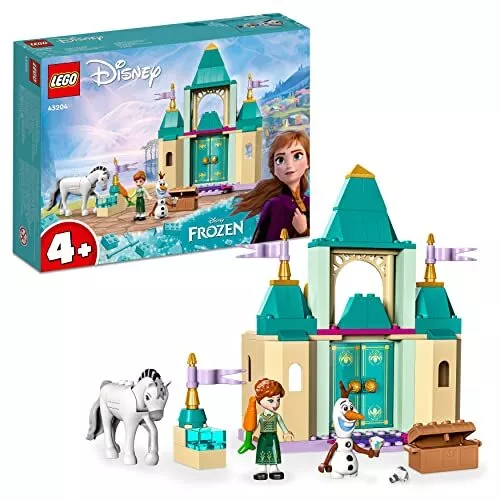 LEGO 43204 Disney Frozen, Annas und Olafs Spielspaß im Schloss, Pferd Kjekk