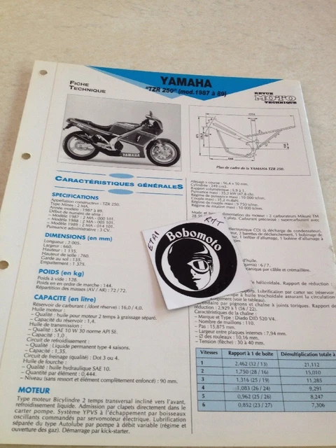 Carénage Latéral Droit Pour Yamaha TZR 250 2MA - Années 1987 / 1988 - Occasion
