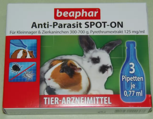 Anti-Parasit Spot-On Beaphar, Kaninchen, Kleinnager, Meerschweinchen, Beaphar