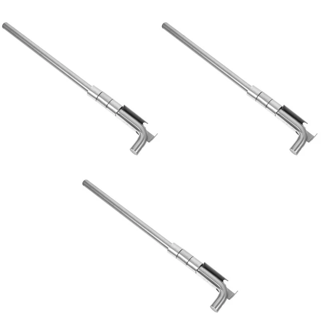 3 PIEZAS Cerraduras de piso de acero inoxidable con resorte de carga perno para puerta Hardware