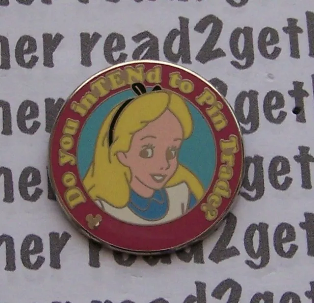 Disney Pin DLR 2010 Hidden Mickey Alice in Wonderland Ten Collection Alice