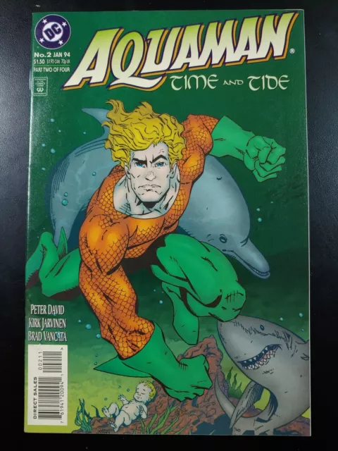 ⭐️ AQUAMAN: Time and Tide #2 (of 2) (1994 DC Comics) VF/NM Book