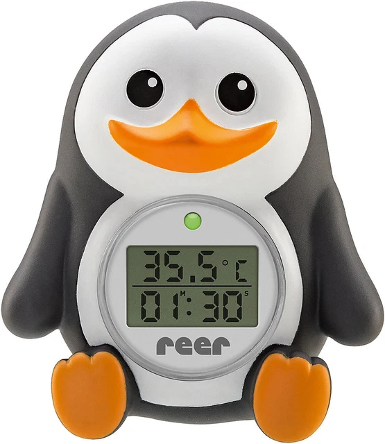 Neu Reer Digitales Badethermometer MyHappyPingu 2in1 8311183
