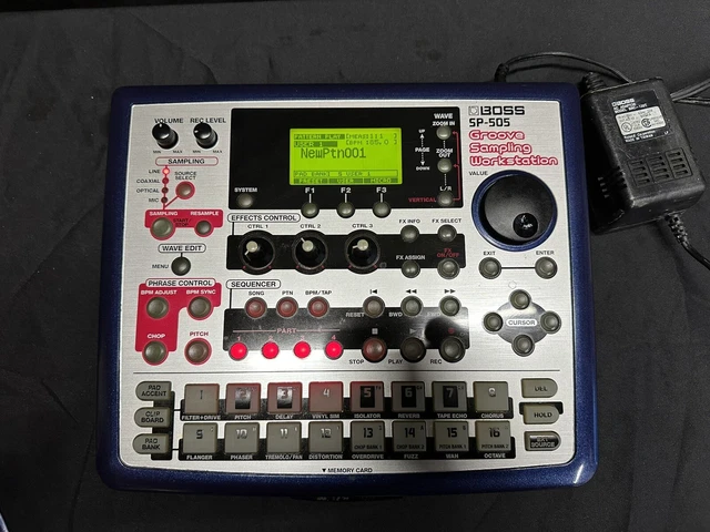 Station de travail d'échantillonnage BOSS SP-505 Roland Groove avec bloc d'alimentation Boss 3