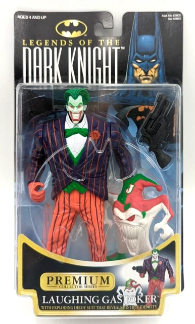 VTG 1997 Batman Legends of the Dark Knight Laughing Gas Joker Figure Sealed MOC