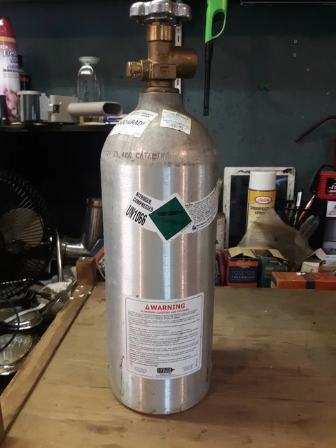 Catalina Aluminum Cylinder M4002 7.6lb 13.4KG COMPRESSED NITROGEN