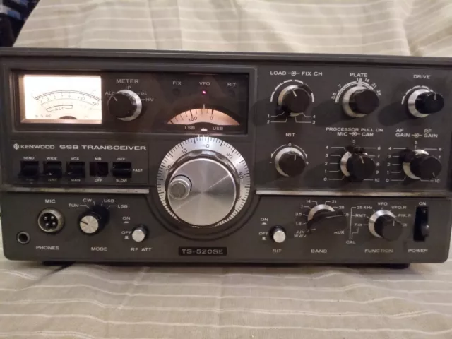 Kenwood TS-520SE HF Amateur HAM Radio Transceiver SSB & CW 10M - 160M Range Kenwood TS-520SE HF Amateur HAM Radio Transceiver SSB & CW 10M - 160M Range