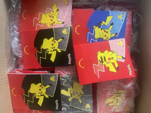 Pokémon McDonald's 25 th Anniversario pacchetti sigillati sealed Italiano Ita