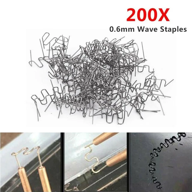 Lot De 800 Agrafes à Chaud Pour Soudure Plastique – 0,6 Mm & 0,8 Mm – Pour Réparation Pare-chocs, PVC, ABS - 12