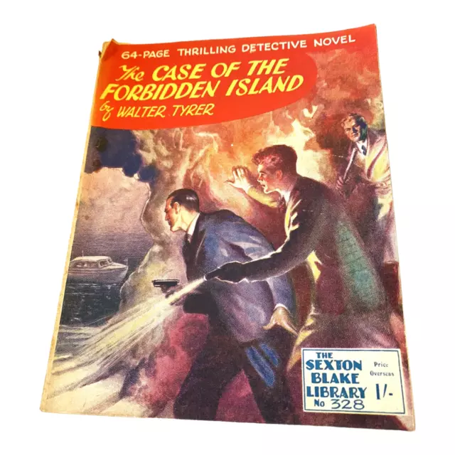 The Case of the Forbidden Island by Walter Tyrer. Sexton Blake Library no. 328