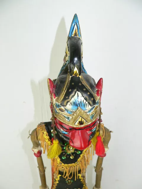 Wayang Golek Indonesien Stabpuppe Puppe antik Asien Marionette Holzpupppe . 2