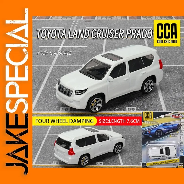 Miniature Toyota Land Cruiser Miniature 1:64 Toyota Land Cruiser LC79 J70 Autobots – Violet, Avec Boîte Et Socle Jouet Métallique Avec Support