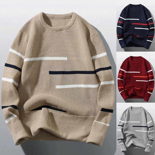 Uomo Felpe Maglione Pullover T-Shirt Termico Top Inverno Accessori Per