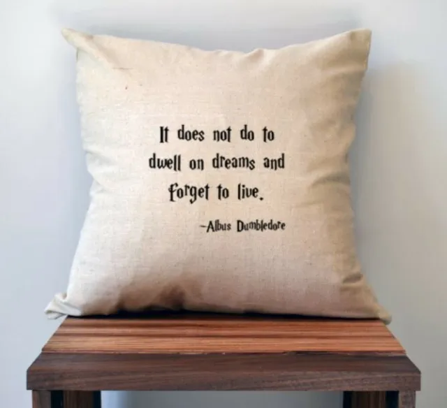 Harry Potter Dumbledore Quote Pillow Cover, 18 x 18 Pillow, Harry Potter Pillow,