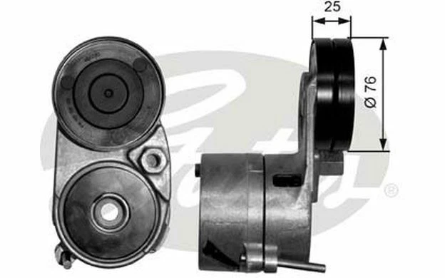 GATES Galet tendeur pour VOLKSWAGEN PASSAT T38193 - Pièces Auto Mister Auto