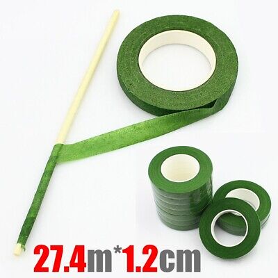 27,4 m*1,2 cm cinta de flores cinta de floristería cinta envolvente flora cinta crepé verde