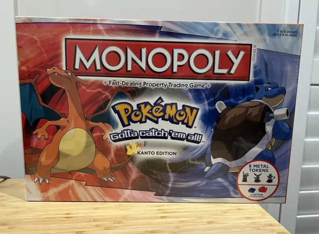 Monopoly Pokemon Collector's Edition Board Game by Hasbro (2001) New, Sealed