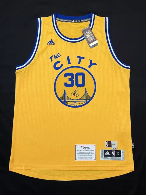 Stephen Curry Autographed Golden State Warriors Jersey Fanatics Authentic Signed