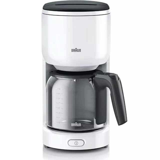 Braun KF 3100 WH PurEase Filterkaffeemaschine Kaffeemaschine KF3100 WH WEISS