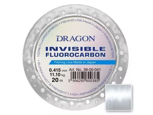 Dragon Invisible Fluorocarbon line / 20m / 0,12-0,74mm / 100% fluorocarbon