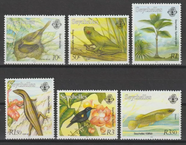 SEYCHELLES 1993/2000 SG 815w/7w 818/9 821w/822 MNH Cat £13