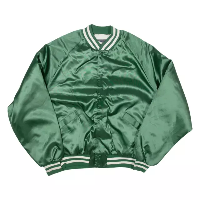Vintage KING LOUIE Mens Bomber Jacket Green 90s USA XL