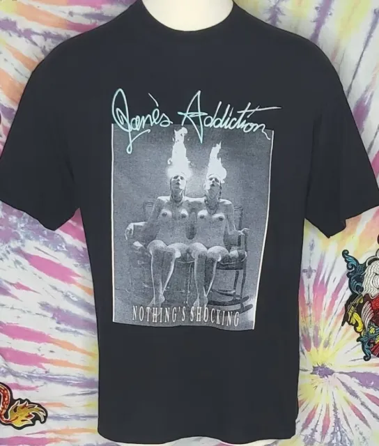 Jane's Addiction band t-shirt, Nothing's Shocking T Shirt GIANT  TE5295