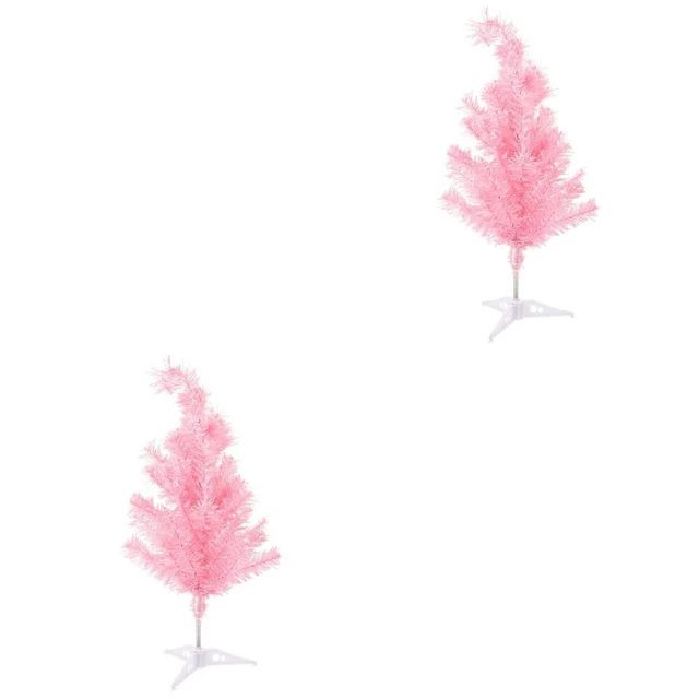 2x Hause Zarte Dekorative Xmas Party Decor DIY Handwerk Tabletop Bäume