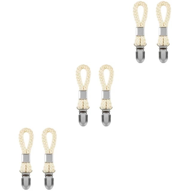 6 Pcs Tea Towel Holder Towel Clips Hanger Hooks Hanging Clips Hook Weave