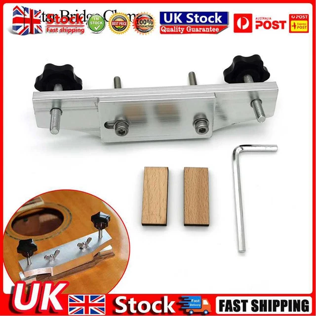 Acoustic Guitar Fixture Bonding Bridge Clamp Clip Stainless Steel Luthier Tools