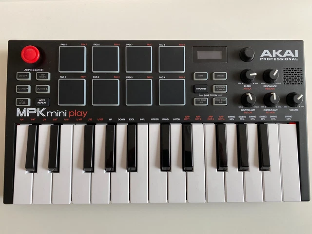 Akai MPK Mini Play Standalone Keyboard and MIDI Controller