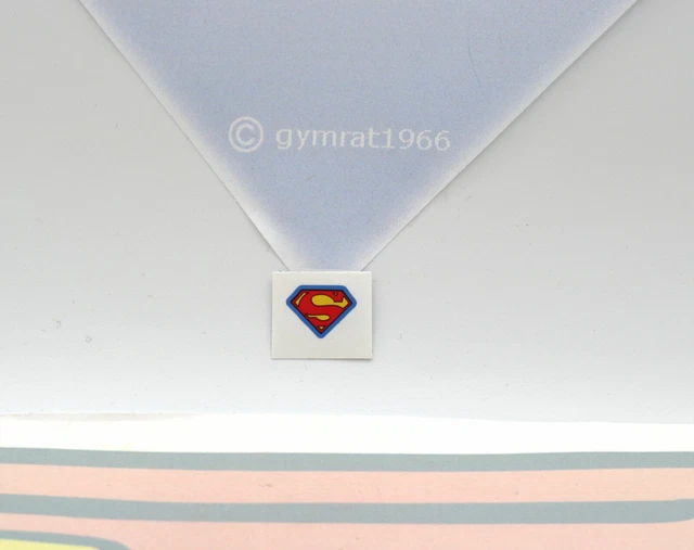MEGO SUPERGIRL STICKER Decal ~UNCUT Reproduction For Vintage WGSH ...