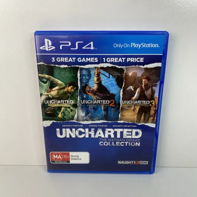 VGC! GENUINE PLAYSTATION 4 PS4 Uncharted The Nathan Drake Collection PAL  AUS $14.99 - PicClick AU