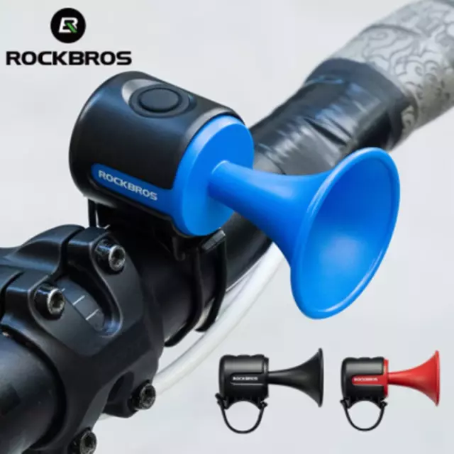 ROCKBROS Rainproof Bicycle Bell 120db Bike Horn Electric Bell Handlebar Rings