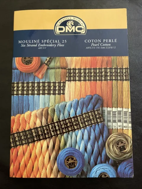 DMC Stitchers Color Guide Seis Hebras Bordado Hilo/Perla Algodón-2000 Edición