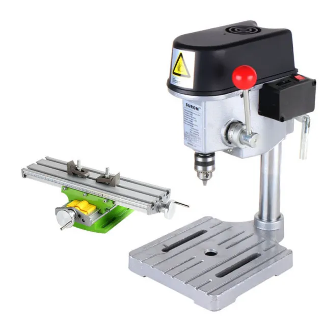340W Mini Bench Drilling Milling Machine with Workbench 16000r/min High Speed 2