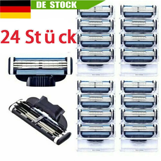 Set 4-48 pezzi lame da barba per lame Gillette Mach Fusion acciaio inox senza IMBALLO ORIGINALE