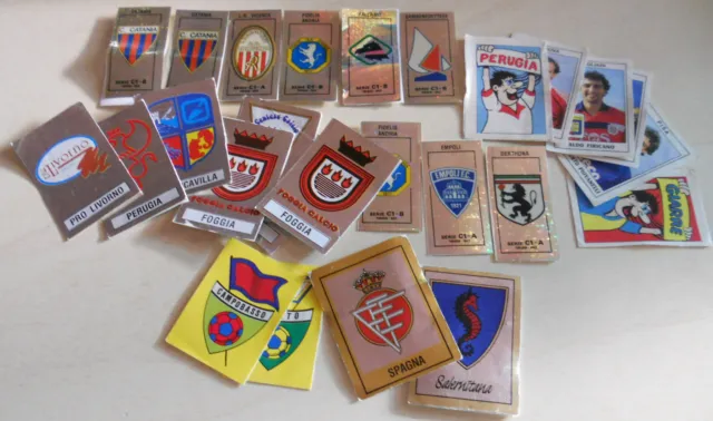 Lotto 26 Scudetti Misti Panini Anni '80!!