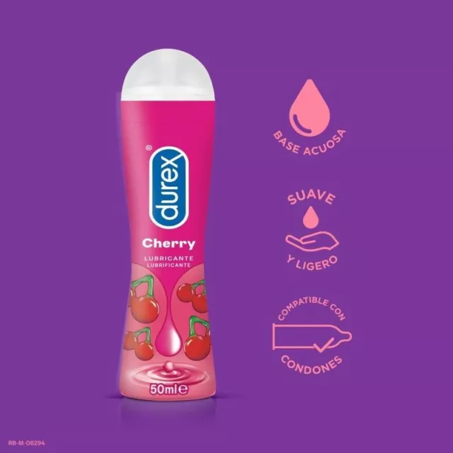 Durex - Lubricante Play Cereza 50Ml Envío Discreto 24H 2