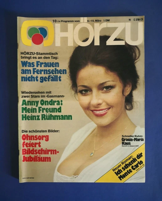 HÖRZU -NR.10./1974 - Gracia-Maria Kaus * 20.Jahre Ohnsorg-Theater * H.v ...